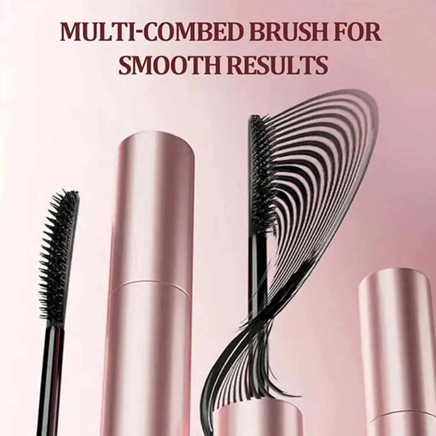 Comparison K Mascara, Tubing Mascara Black & Brown Duo for Lash Makeup, Relaxrich Lengthening and Curling Mascar, Smudge Proof Long Lasting and Waterproof, Non Clumping (Black)