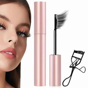 Comparison K Mascara, Comparison Mascara, 2025 Black & Brown Duo for Lash Makeup, Tubing, Waterproof & Sweatproof Long Lasting Non-smudged (Black, 1)