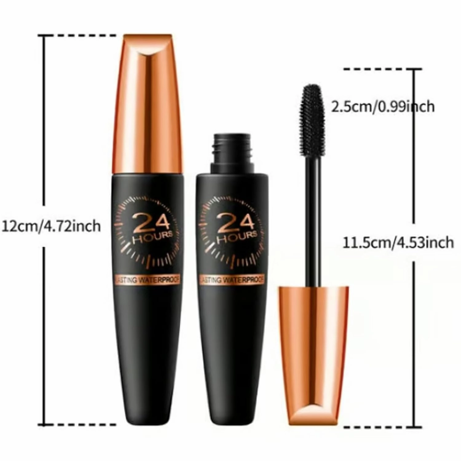 Cordialk Waterproof Silk Fibre Thick Lengthening Mascara, 2025 Upgraded 4d Silk Fiber Lash Mascara, Waterproof Long Lasting Liquid Lash Extensions For Women (2 Sets, One)