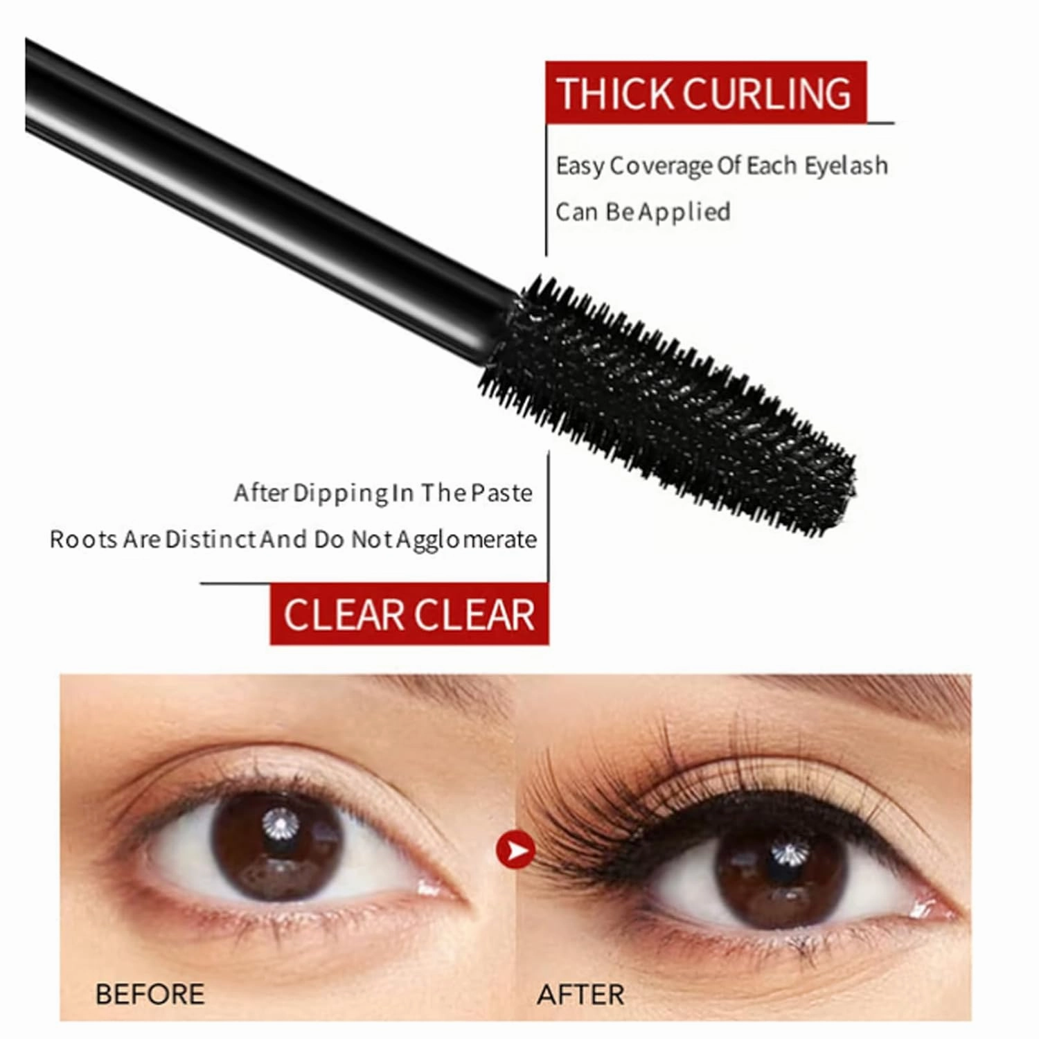 Cordialk Waterproof Silk Fibre Thick Lengthening Mascara, 2025 Upgraded 4d Silk Fiber Lash Mascara, Waterproof Long Lasting Liquid Lash Extensions For Women (2 Sets, One)