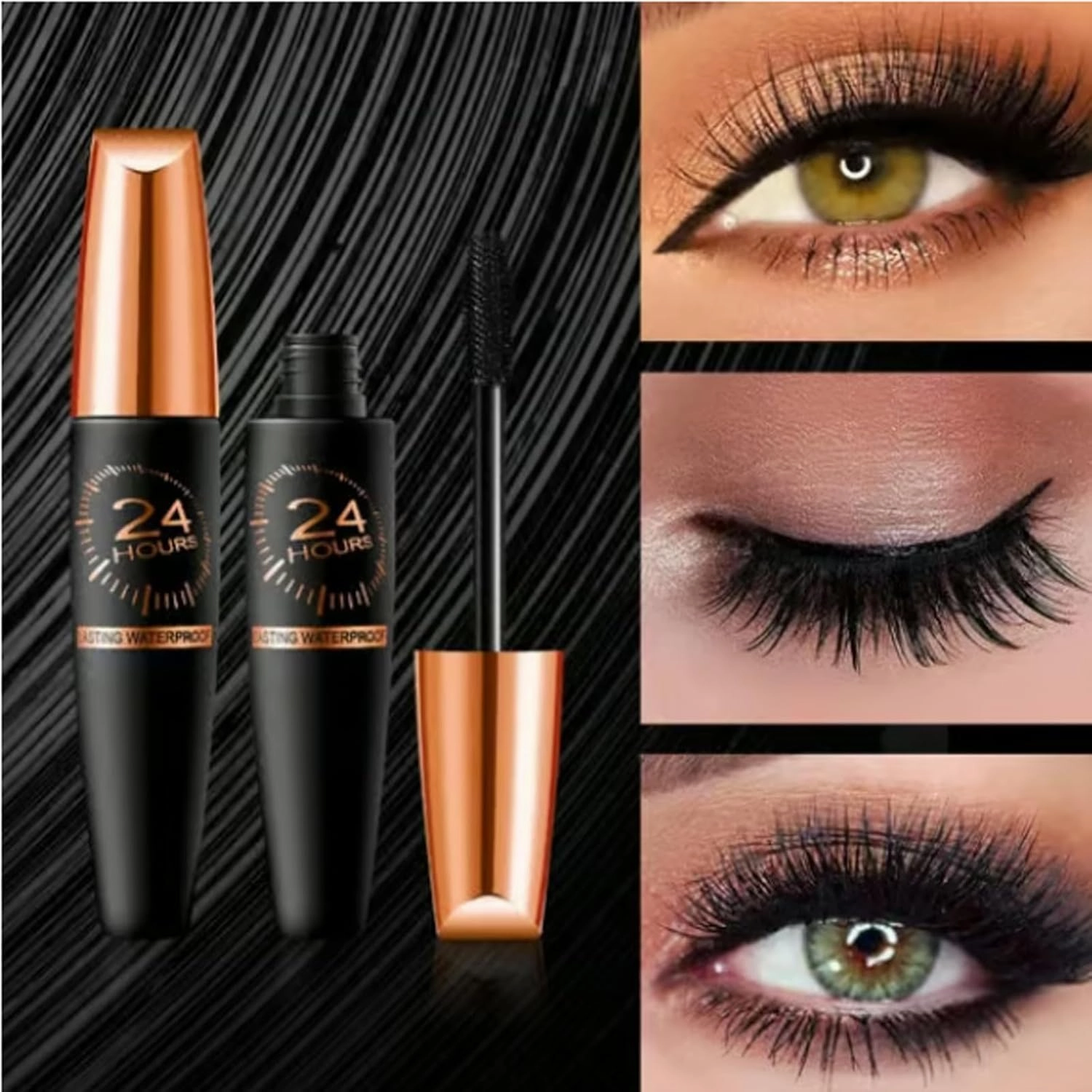 Cordialk Waterproof Silk Fibre Thick Lengthening Mascara, 2025 Upgraded 4d Silk Fiber Lash Mascara, Waterproof Long Lasting Liquid Lash Extensions For Women (2 Sets, One)