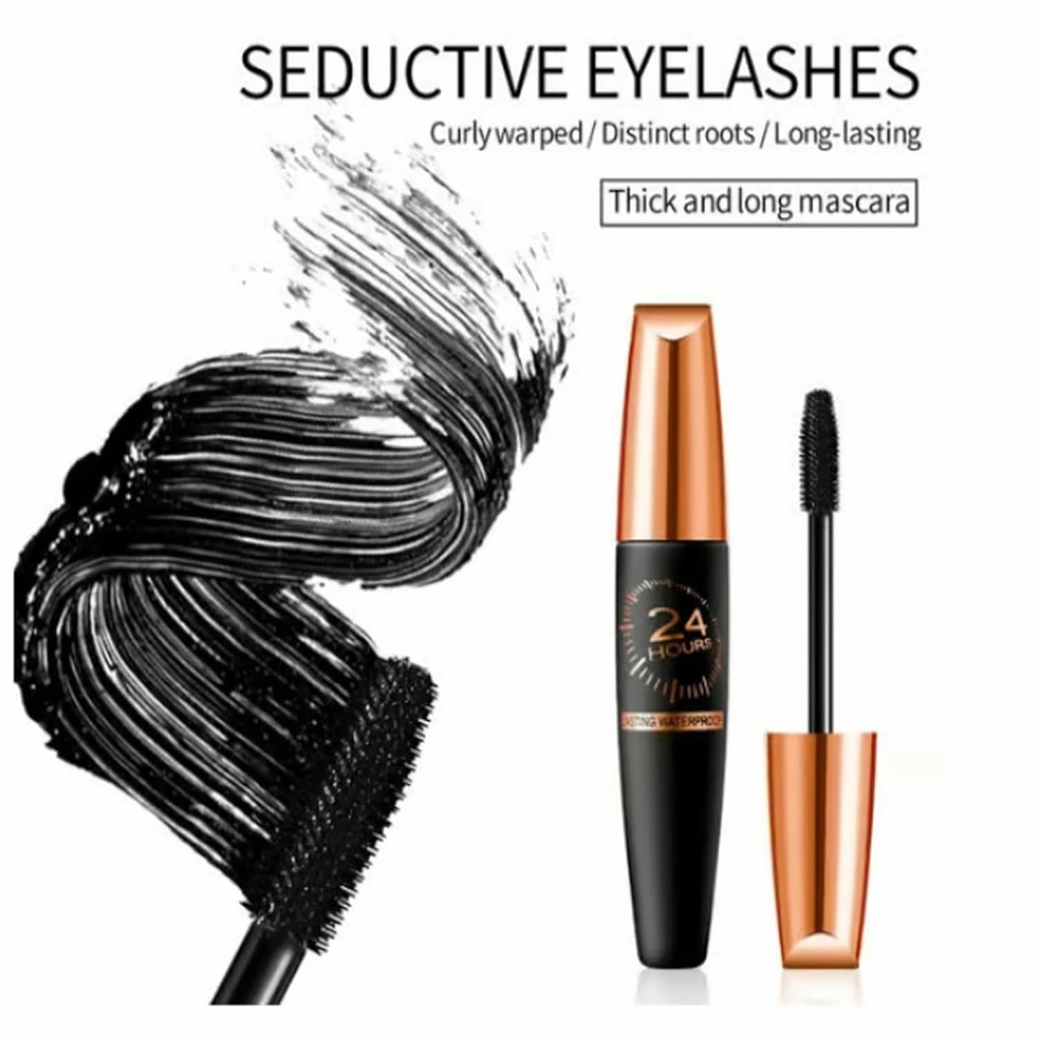 Cordialk Waterproof Silk Fibre Thick Lengthening Mascara, 2025 Upgraded 4d Silk Fiber Lash Mascara, Waterproof Long Lasting Liquid Lash Extensions For Women (2 Sets, One)
