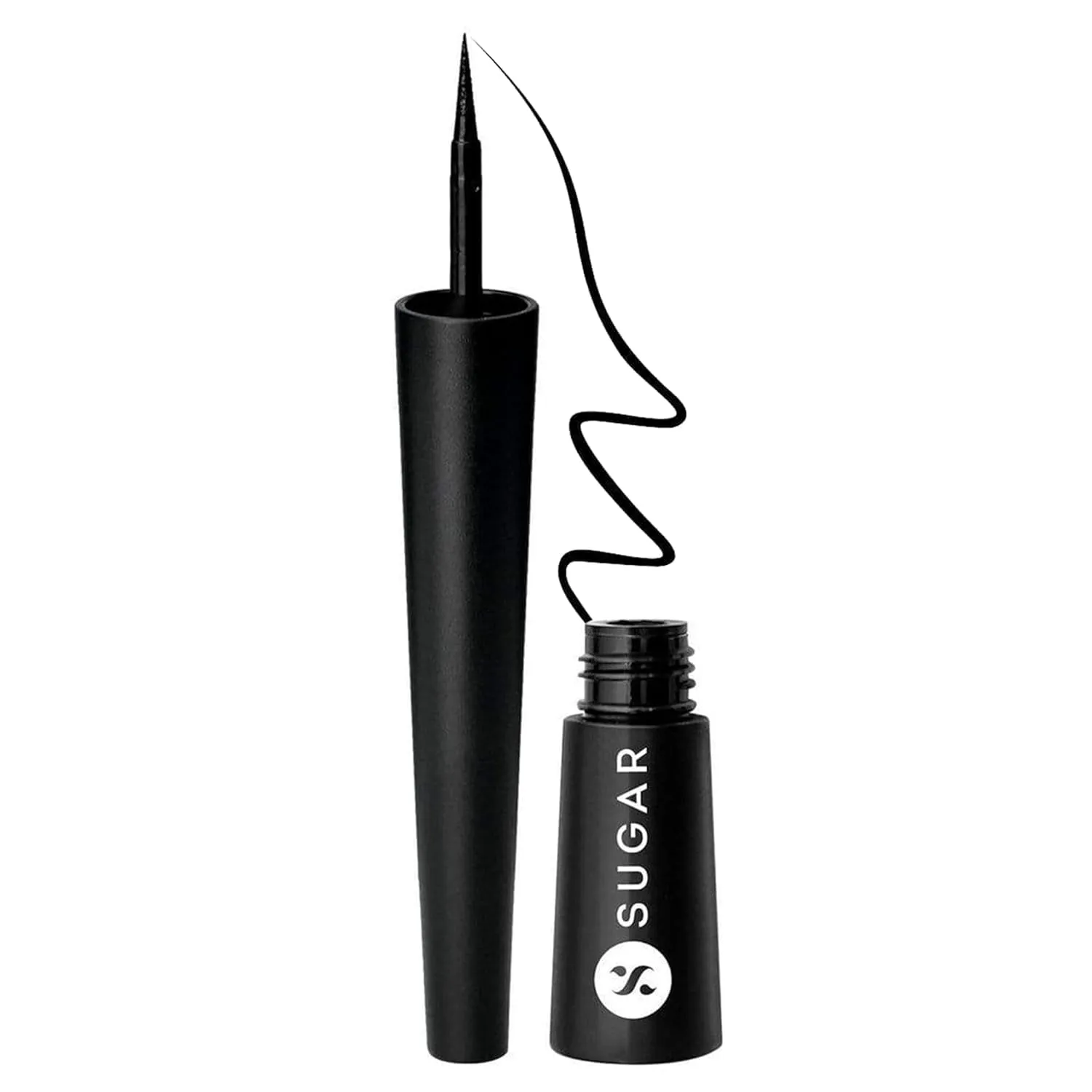 Cosmetics Gloss Boss 24Hr Glossy Eyeliner Gel With Brush | Smudeproof & Waterproof - 01 Back In Black (Black Eyeliner) | 3Ml