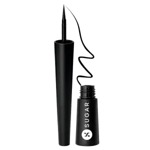 Cosmetics Gloss Boss 24Hr Glossy Eyeliner Gel With Brush | Smudeproof & Waterproof - 01 Back In Black (Black Eyeliner) | 3Ml