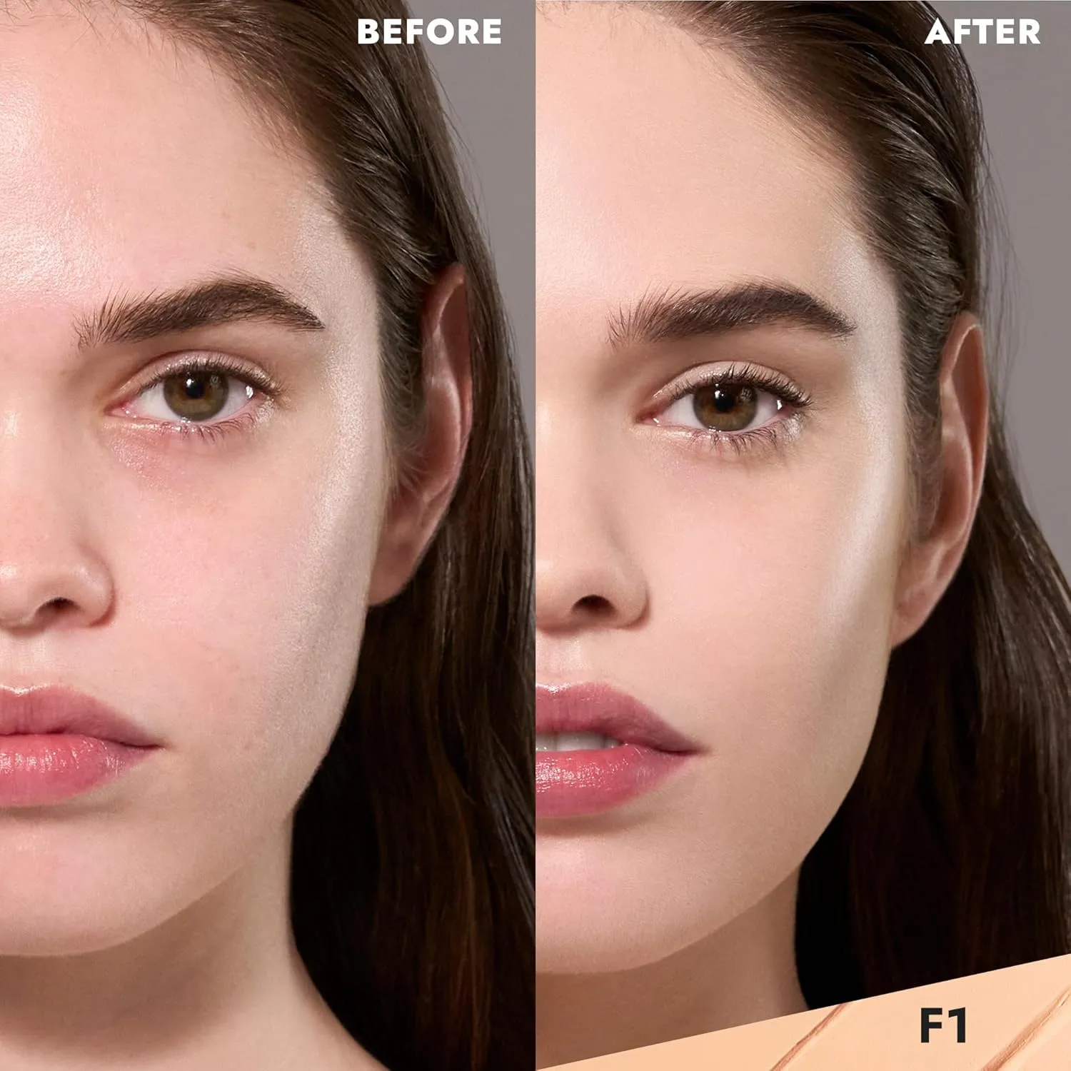 COVER FX Total Cover Cream Foundation - Shade F1 - Buildable Coverage - Natural Finish - Oil-Free - Sweat-Proof