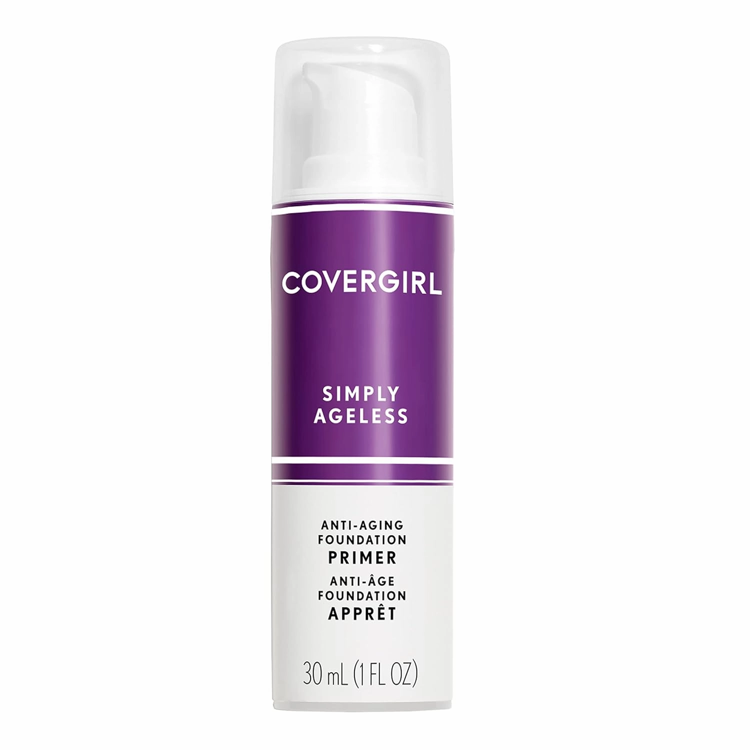 Covergirl   Olay Simply Ageless 3-in-1 Liquid Foundation, Creamy Natural & Simply Ageless Makeup Primer, 1 Fl Oz, Pack of 1