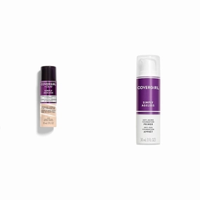 Covergirl   Olay Simply Ageless 3-in-1 Liquid Foundation, Creamy Natural & Simply Ageless Makeup Primer, 1 Fl Oz, Pack of 1