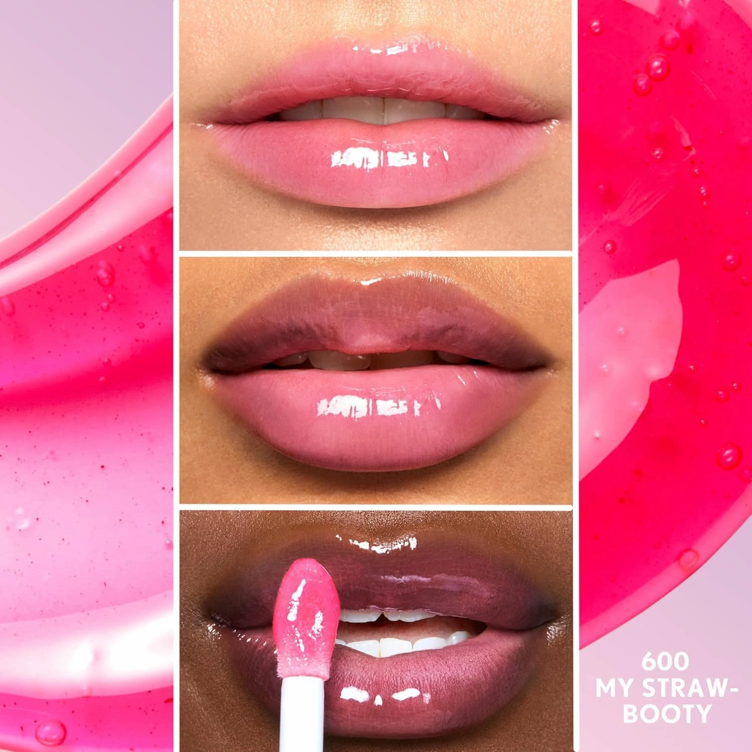 COVERGIRL Clean Fresh Yummy Gloss - My Strawbooty   Eye Enhancer, Intense Black, 3D Mascara