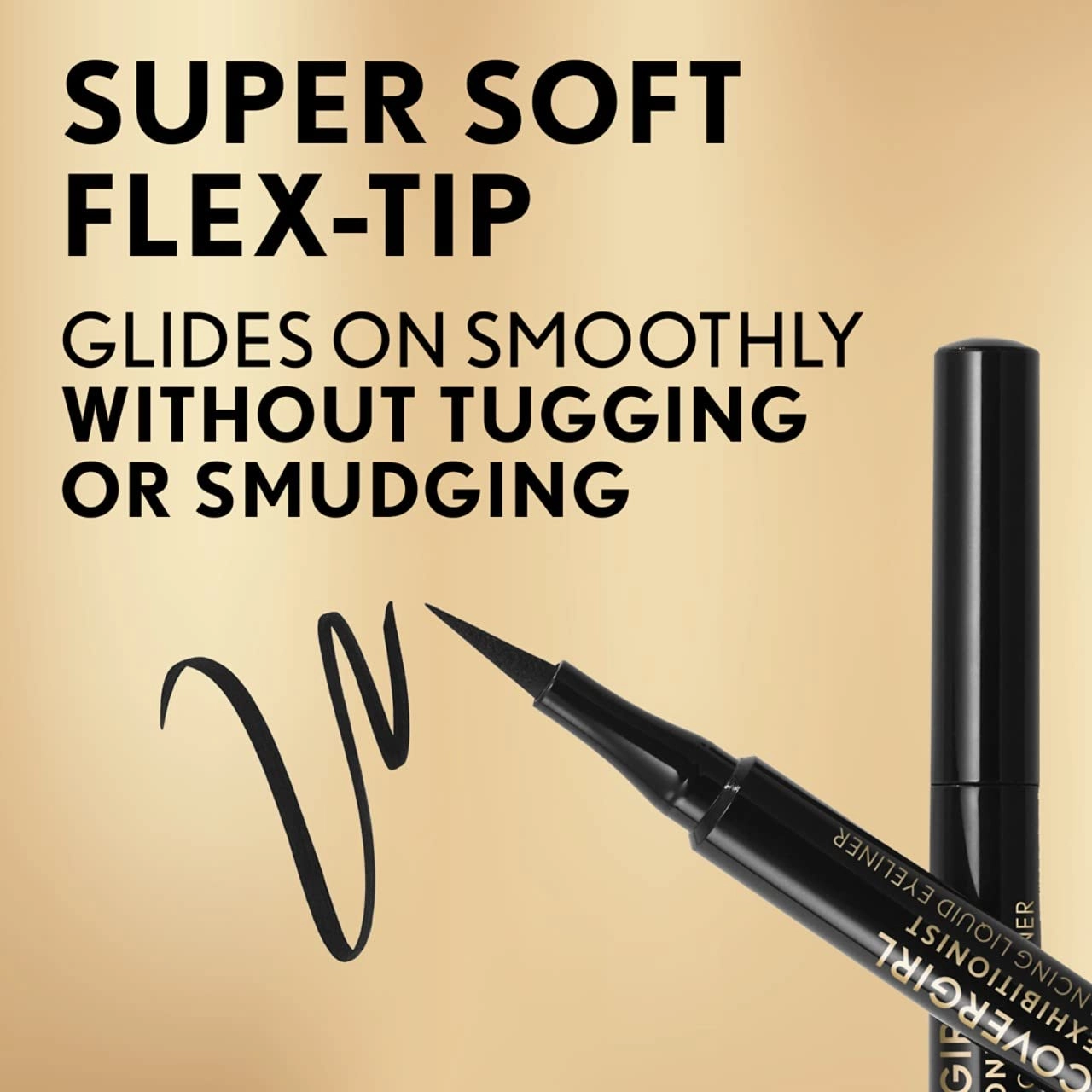 COVERGIRL Exhibitionist Lash Enhancing Liquid Eyeliner, Rich Brown (Pack of 2)