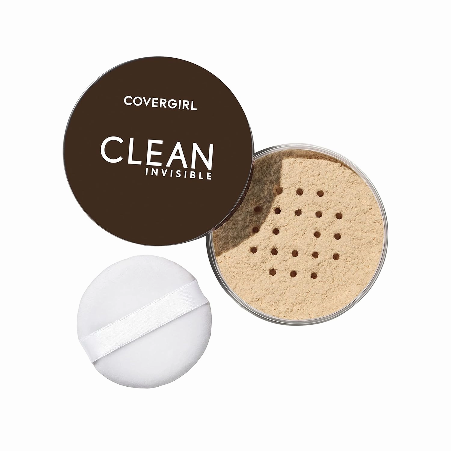 COVERGIRL OLAY Simply Ageless 3-in-1 Liquid Foundation, Classic Ivory & Clean Invisible Loose Powder - Setting Powder, Vegan Formula - Translucent Fair, 20g (0.7 oz)