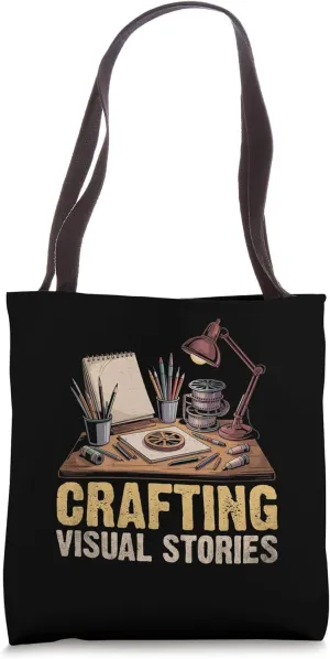 Crafting Visual Stories Animation Draw Animate Storytelling Tote Bag