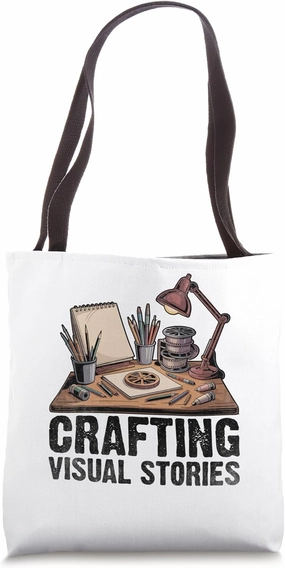 Crafting Visual Stories Animation Draw Animate Storytelling Tote Bag