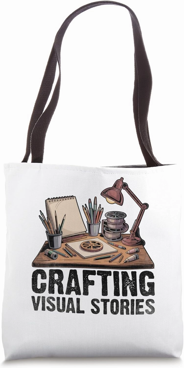 Crafting Visual Stories Animation Draw Animate Storytelling Tote Bag
