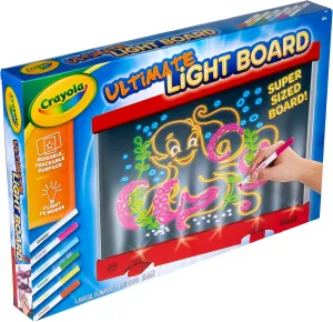 Crayola Ultimate Light Board (Red), Kids Light-Up Tracing Pad, Kids Toys, Gift for Boys & Girls, Drawing Light Box, Ages 6  [Amazon Exclusive]