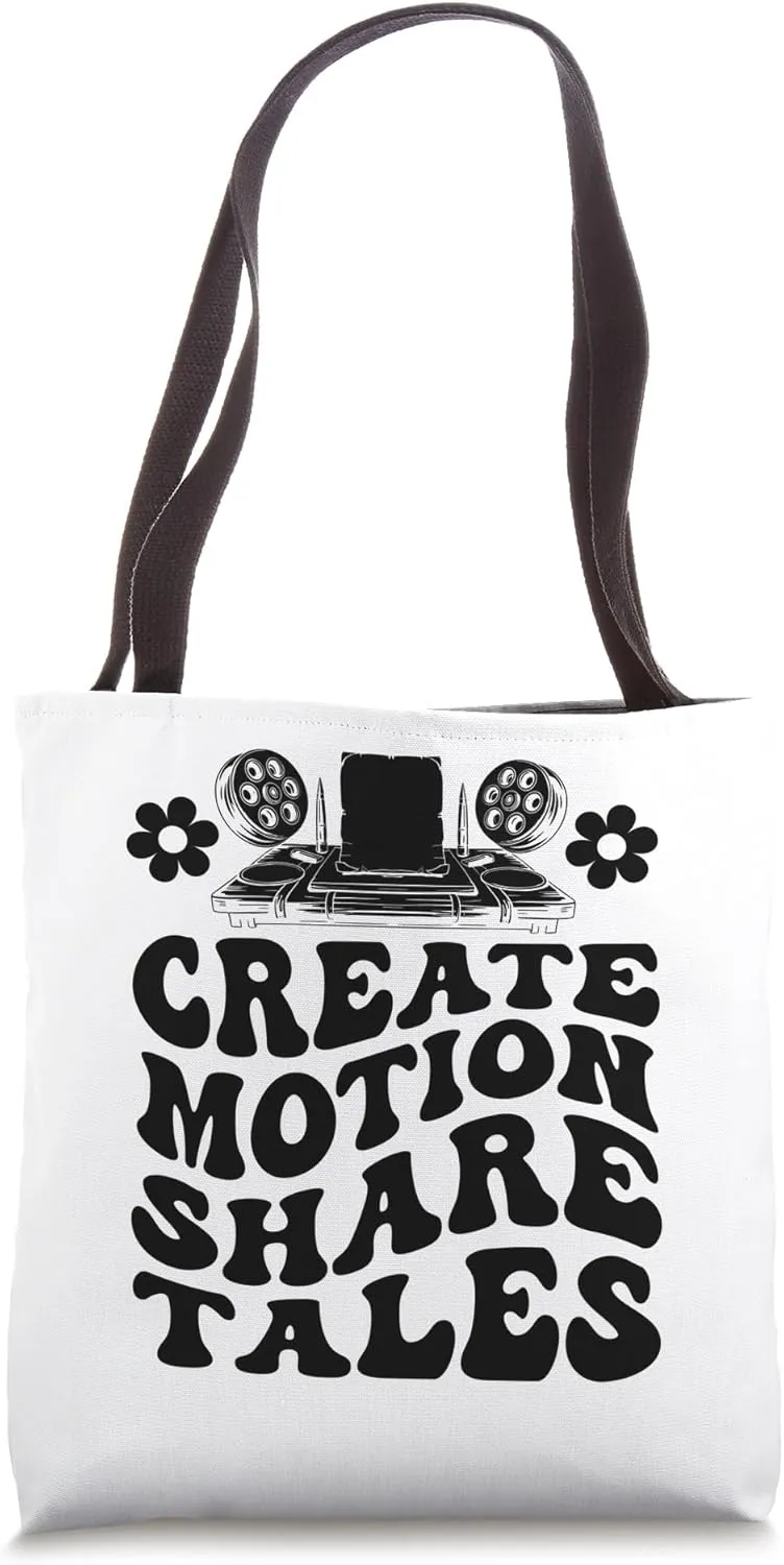 Create Motion Share Tales Animation Draw Sketch Animate Tote Bag