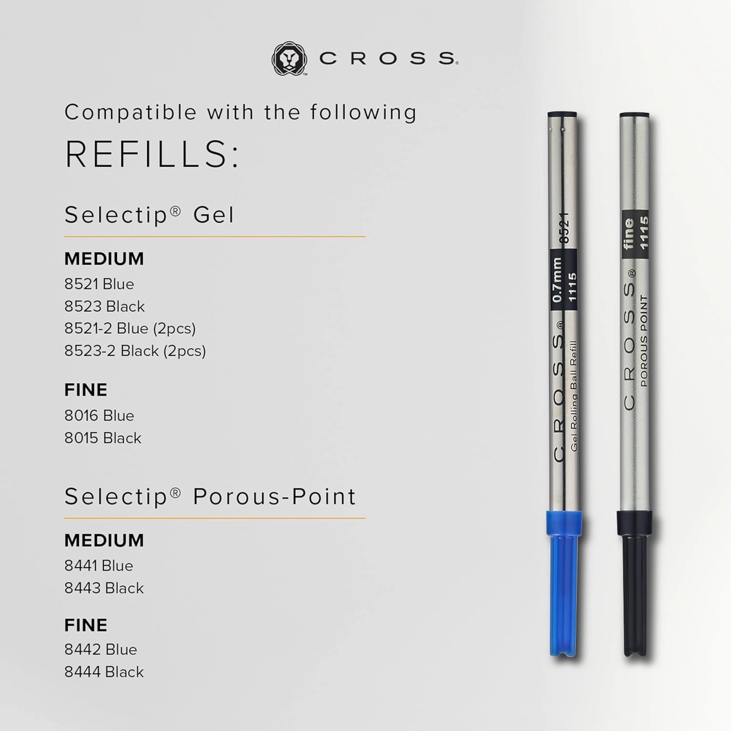 Cross Townsend Refillable Rollerball Pen Presented in a Luxury Gift Box - Medium Point, Black Ink, Medalist