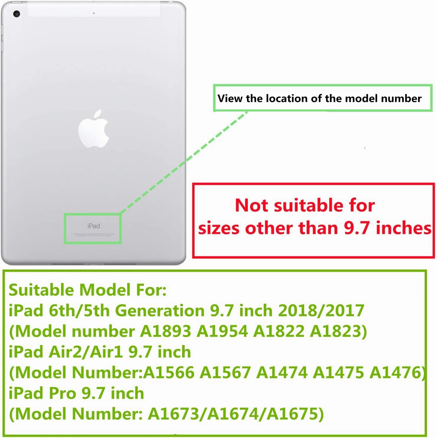 Cute Case for iPad 6th/5th Generation 9.7 inch 2018/2017,iPad Air 2 Case 2014, Slim Handbag Leather Protective Cover with Stand Hand Strap Pocket for Girls Woman Kids for iPad Pro 9.7,Black