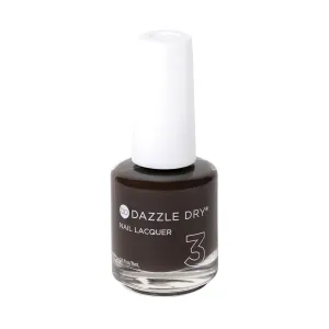 Dazzle Dry Nail Lacquer (Step 3) - Sequoia - A dark chocolate brown. Full coverage cream. (0.5 fl oz)