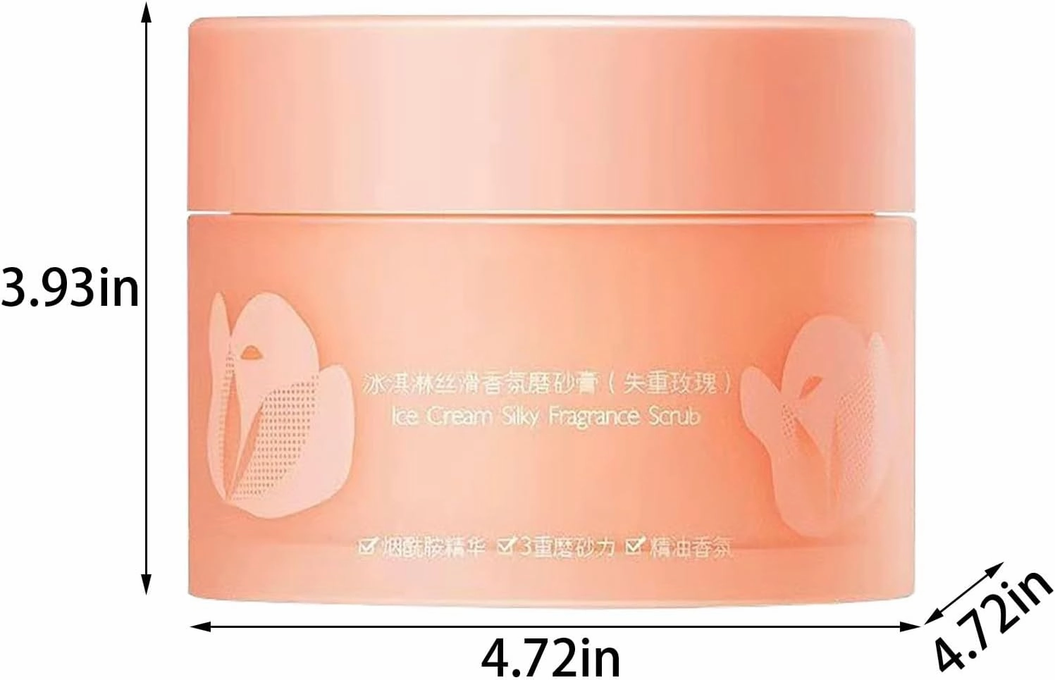 Dead and Sweet Orange Body Scrub Moisturizing and Exfoliating Body Hand Foot Scrub Marks Lines Wrinkles Great for The Experience (B, One Size)