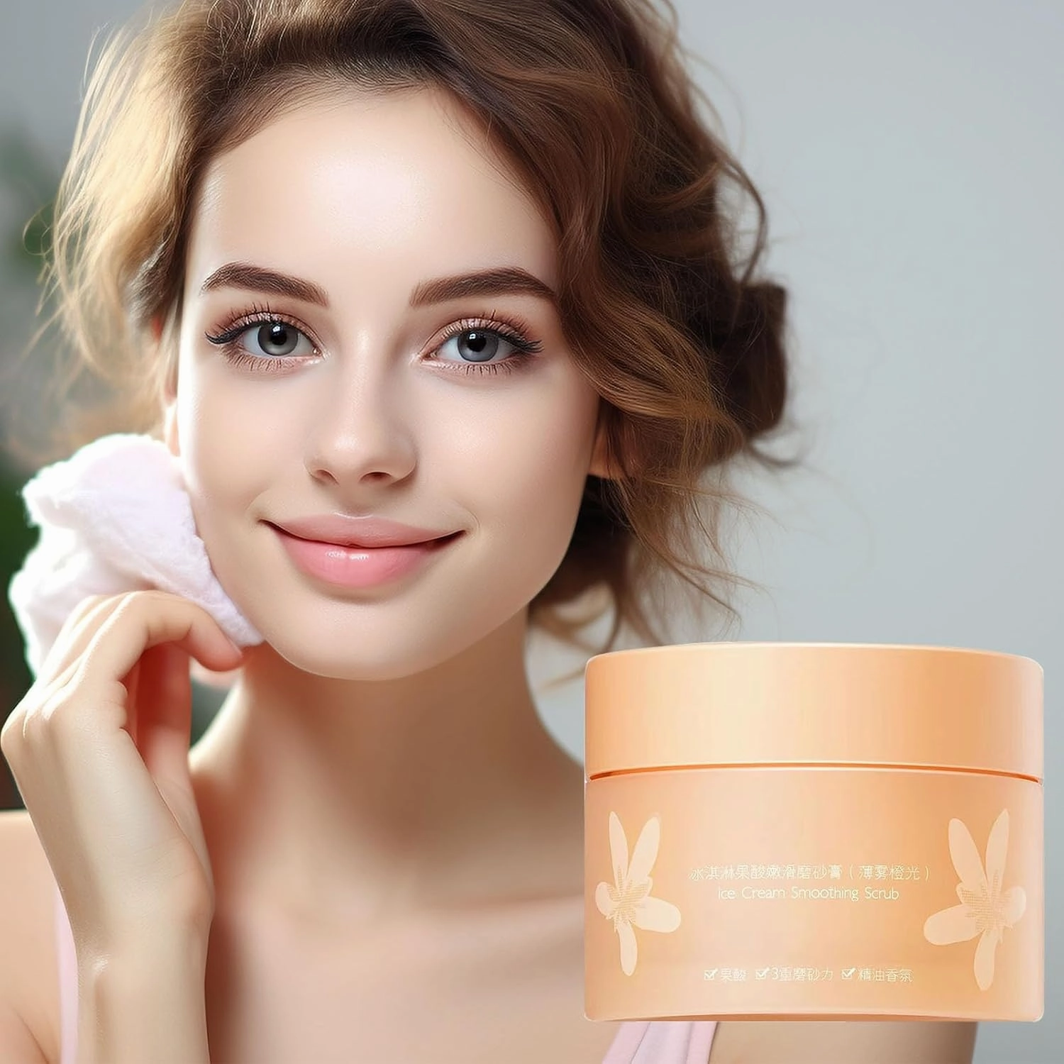Dead and Sweet Orange Body Scrub Moisturizing and Exfoliating Body Hand Foot Scrub Marks Lines Wrinkles Great for The Experience (B, One Size)