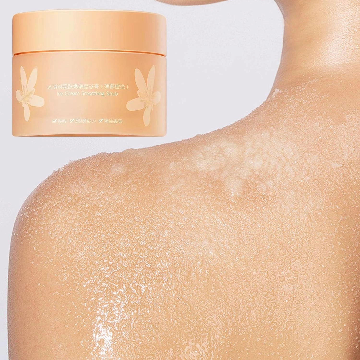 Dead and Sweet Orange Body Scrub Moisturizing and Exfoliating Body Hand Foot Scrub Marks Lines Wrinkles Great for The Experience (B, One Size)