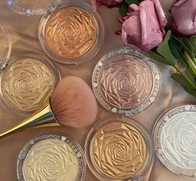 Desert Rose Diamond Highlight Lift Profile Powder Makeup, Translucent (4, 1)