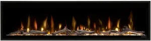 Dimplex Ignite Evolve 60 Inch Built-in Linear Electric Fireplace - Includes Driftwood Logs, Glass Media Kit, Multi-Function Remote - Personalize Flame Colors & Control with The Flame Connect App