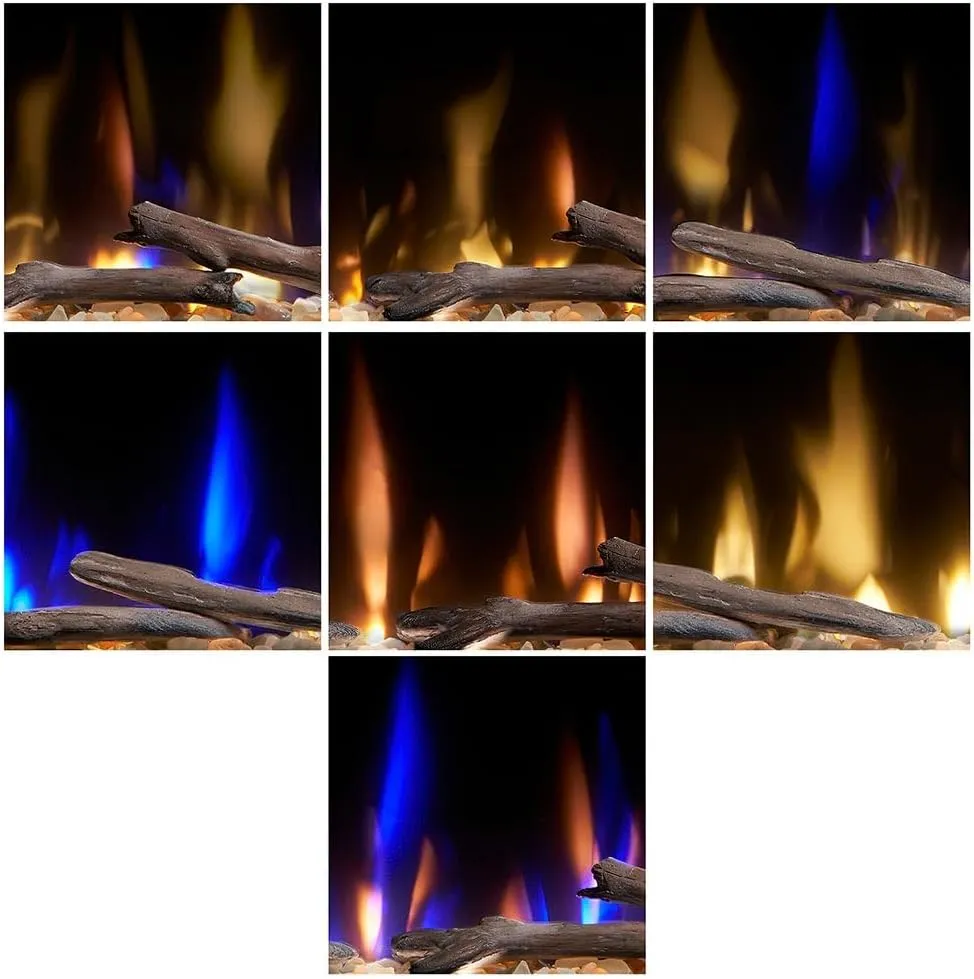 Dimplex Ignite Evolve 60 Inch Built-in Linear Electric Fireplace - Includes Driftwood Logs, Glass Media Kit, Multi-Function Remote - Personalize Flame Colors & Control with The Flame Connect App
