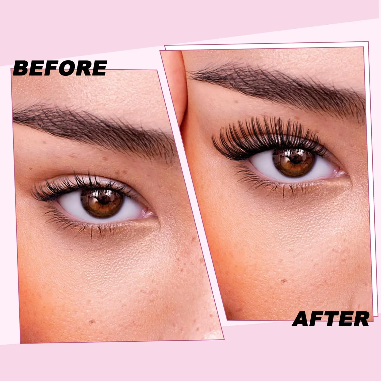 DIY Lash Extension Kit 280pcs Individual Lashes Clusters D Curl Lash Clusters, Lash Kit with Lash Bond and Seal, Remover, Lash Tweezers (30D 40D-0.07D-9-16MM Kit)