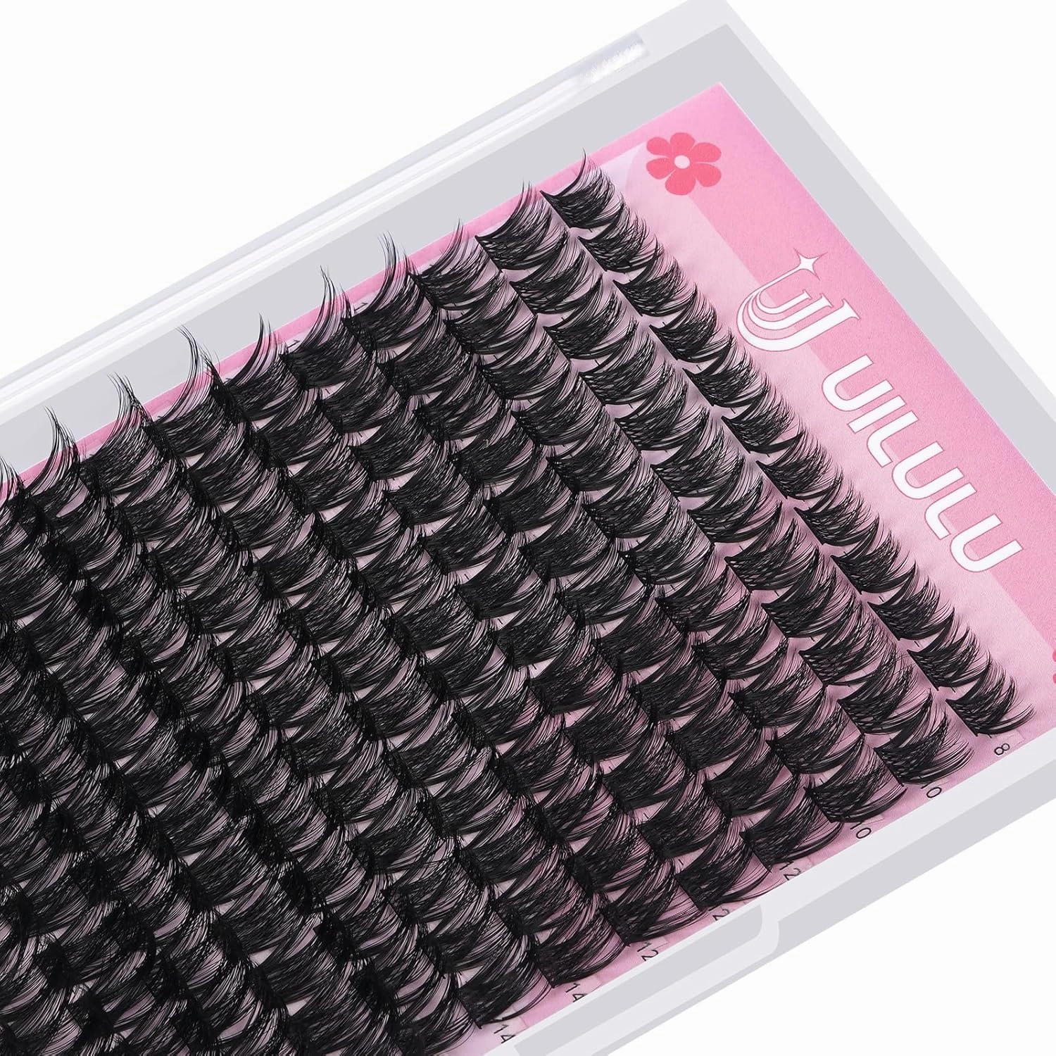 DIY Lash Clusters Kit - 168 Natural Individual Clusters False Eyelashes, Extension Kit with Bond & Seal, Remover, Tweezers, and Curl Brush - 0.07-8-18MM