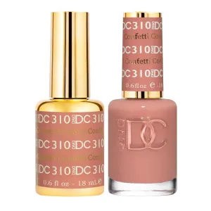 DND Gel Polish Set, Brown Collection, UV/LED GelPolish and Air Dry Nail Lacquer, Matching Chip-Free Polish Duo, 0.5 Fl Oz Each