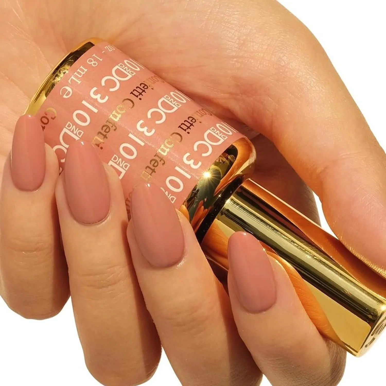 DND Gel Polish Set, Brown Collection, UV/LED GelPolish and Air Dry Nail Lacquer, Matching Chip-Free Polish Duo, 0.5 Fl Oz Each
