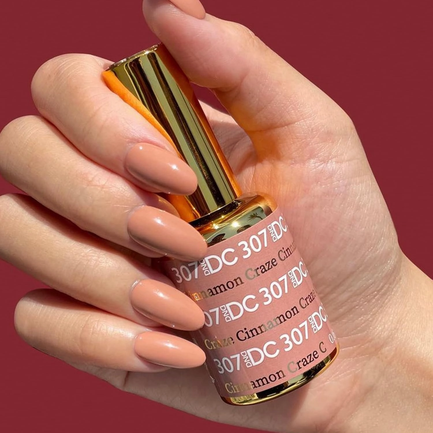 DND Gel Polish Set, Brown Collection, UV/LED GelPolish and Air Dry Nail Lacquer, Matching Chip-Free Polish Duo, 0.5 Fl Oz Each