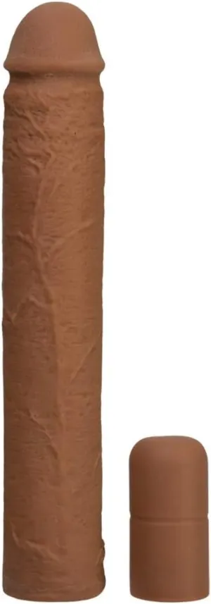 Doc Johnson Xtend It Kit - Realistic and Customizable Penis Extension Kit - Add 1-to-3 inches - Brown