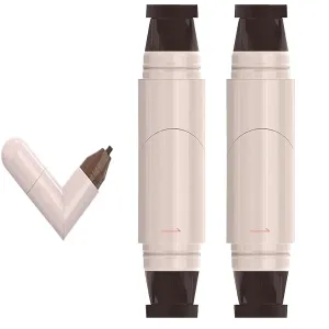 Double-ended liquid eyeliner, perfect eyeliner stamp, waterproof and smudge-proof eyeliner tool, suitable for beginners, long-lasting makeup, simple cat eye makeup template