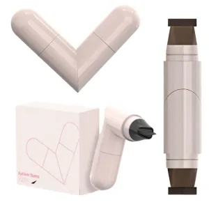 Double-ended liquid eyeliner, perfect eyeliner stamp, waterproof and smudge-proof eyeliner tool, suitable for beginners, long-lasting makeup, simple cat eye makeup template