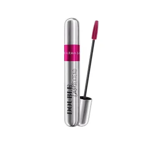 Double Lash Extend Mascara – 2-Step Volumizing and Lengthening, Natural Thickening and Curling with No Clumping, Buildable Black Mascara (0.41 fl. Oz)