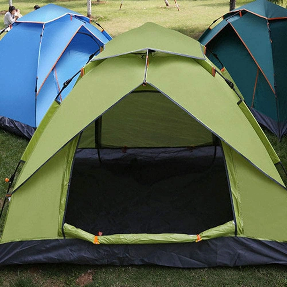 Double Automatic Tent Speed Open Shade Fake Double-Layer Tent Beach Camping Tent UV Protection Function Awning,2