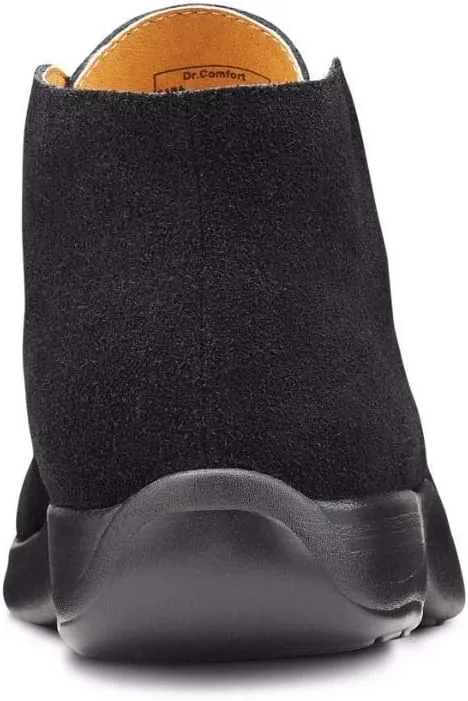 Dr. Comfort Women's Cara Casual Suede Leather Bootie Chukka Boot Brown
