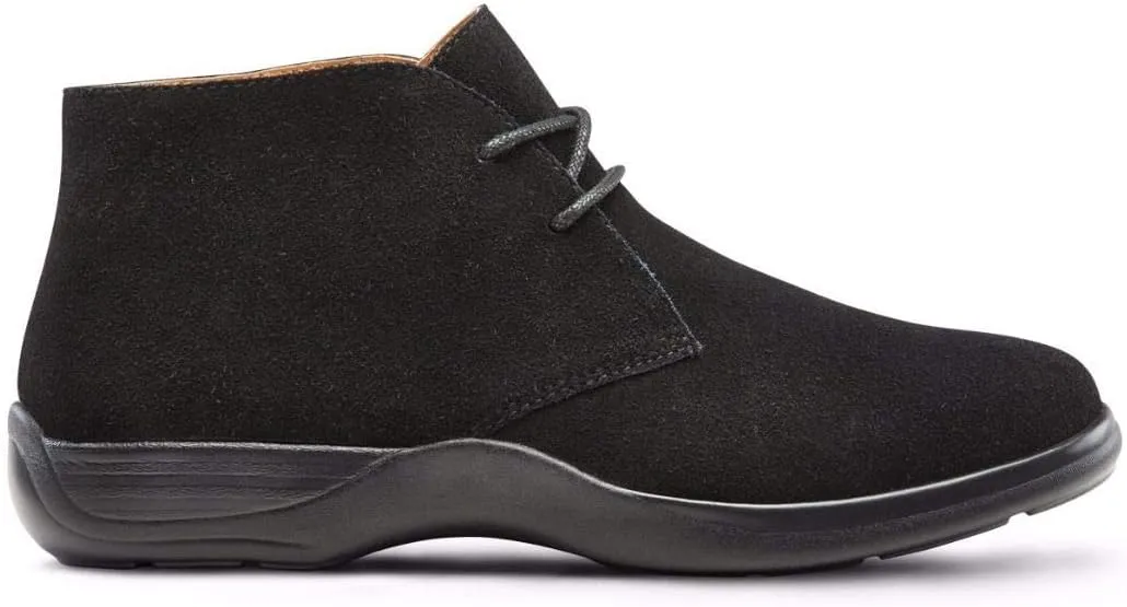 Dr. Comfort Women's Cara Casual Suede Leather Bootie Chukka Boot Brown