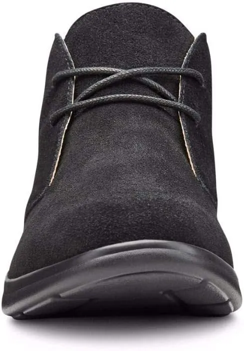 Dr. Comfort Women's Cara Casual Suede Leather Bootie Chukka Boot Brown