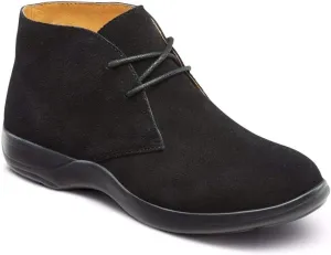 Dr. Comfort Women's Cara Casual Suede Leather Bootie Chukka Boot Brown