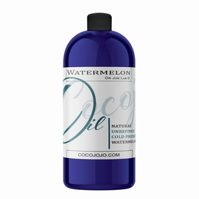 Dr Joe Lab Watermelon Seed Oil - Pure, Unrefined, Cold Pressed, Virgin, Bulk Carrier - 32 oz - for Hair, Skin, Nails, Body, Beard, Lashes - All Natural Antioxidant Moisturizing Hydrating