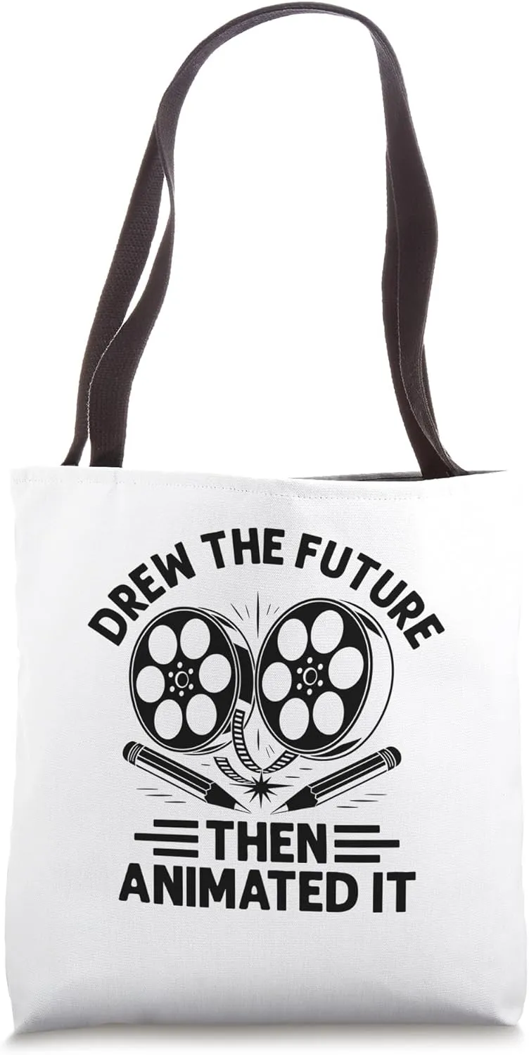 Drew The Future Then Animated It Animation Draw Animate Tote Bag