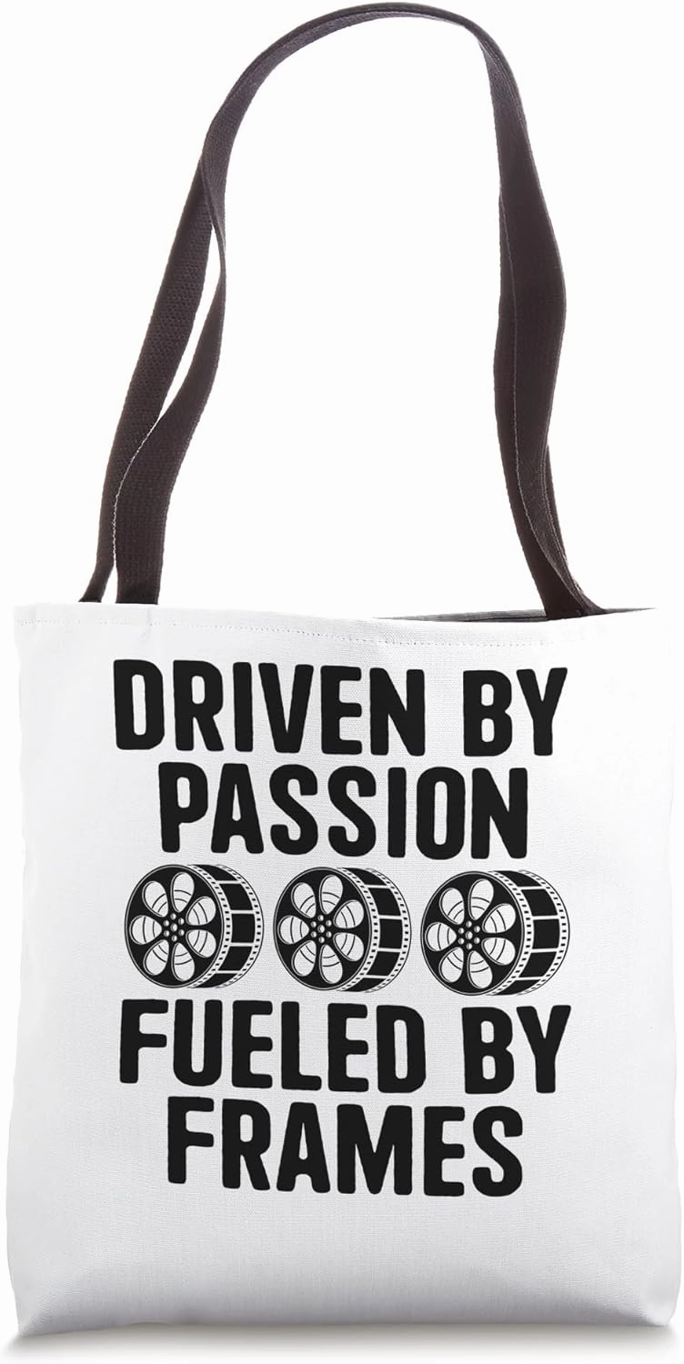 Driven By Passion Fueled By Frames Animation Draw Animate Tote Bag