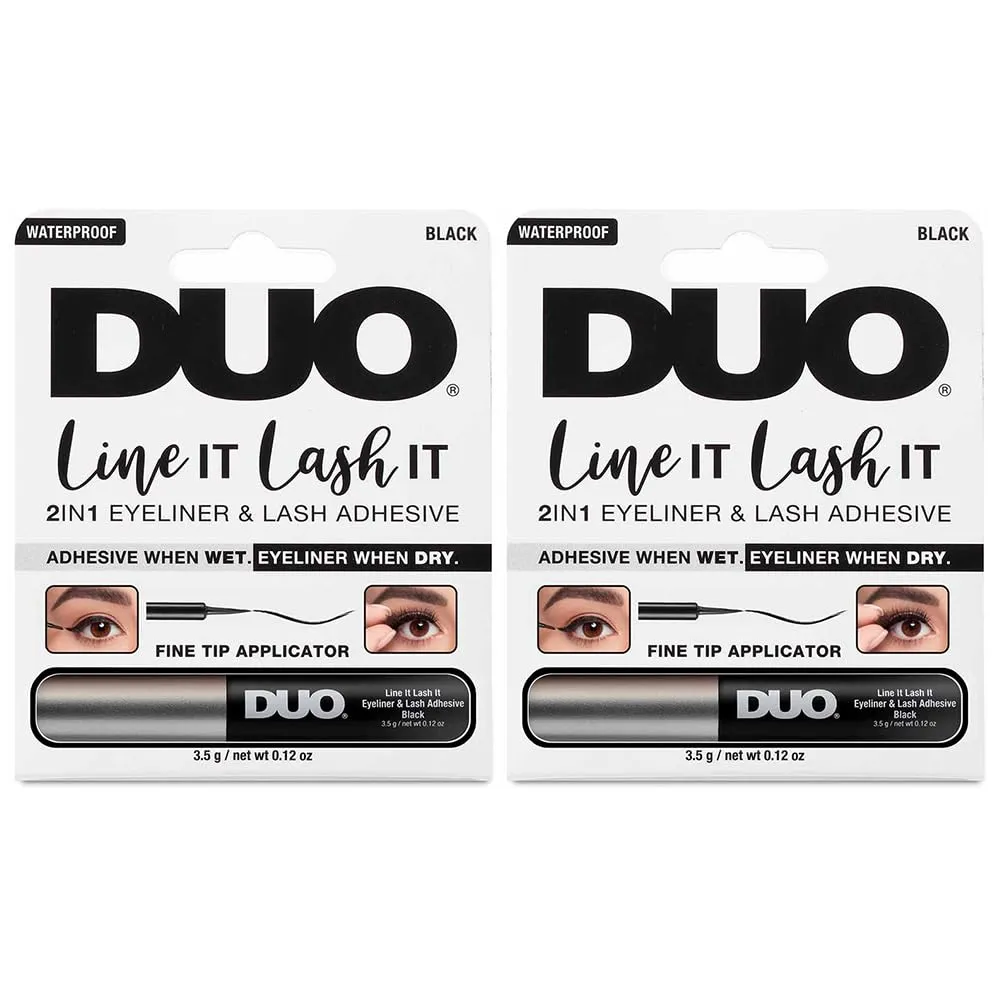 DUO Line IT Lash IT (2n1 Eyeliner & Lash Adhesive), 2-Pack