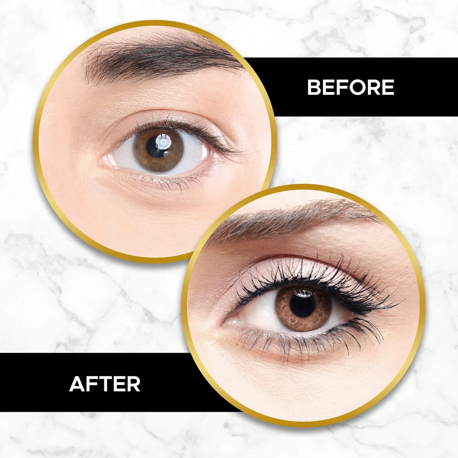 EASY ON THE EYES Sensitive Eye Mascara By Beautify Beauties - Hypoallergenic Mascara For Contact Lens Wearers – Non-irritating, Fragrance-free Mascara For Natural Looking Lashes- 0.35 oz (Navy)