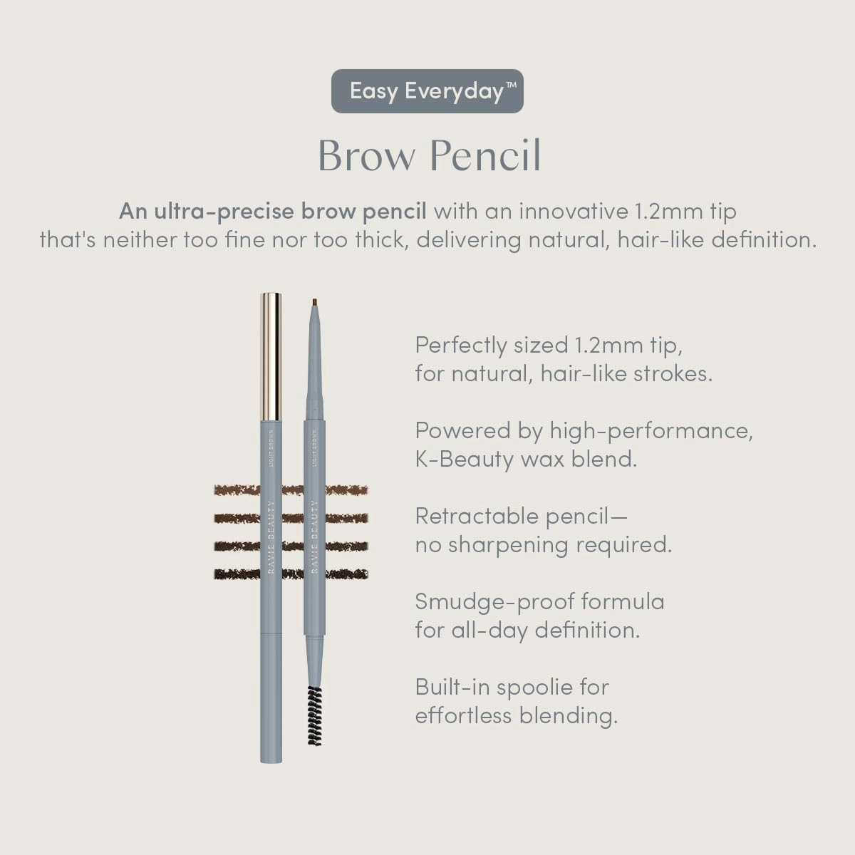 Easy Everyday™ Brow Pencil (Dark Brown)