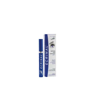 Ecrinal Strengthening Black Mascara with ANP2  Ampoules - Fortifying, Hypoallergenic Mascara for Sensitive Eyes, Volume & Length, Stimulates Growth, Contact Lens Safe, 0.27 oz