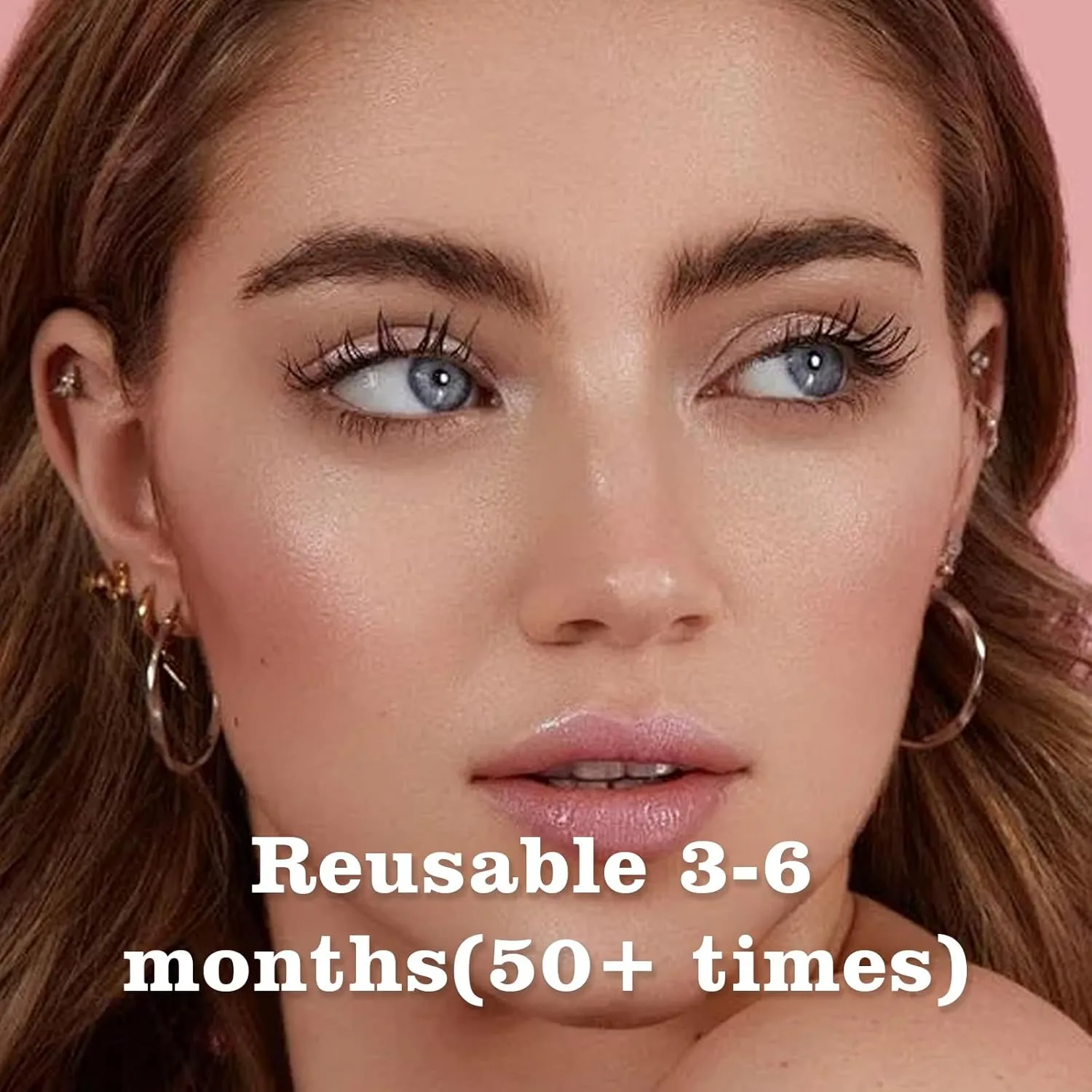 Elara Craft Magnetic Eyelashes,Magnetic Eyelashes with Applicator,2025 New Upgraded Magnet Lashes Natural Look,Reusable Soft Lashes Kit No Glue Needed(02 06 07)